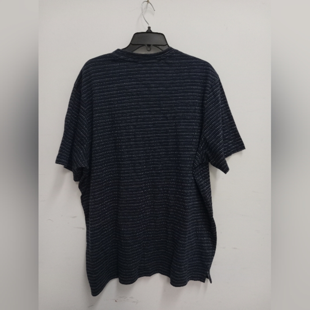 Weatherproof Men's Dark Blue Patterned Tee - Picture 3 of 5